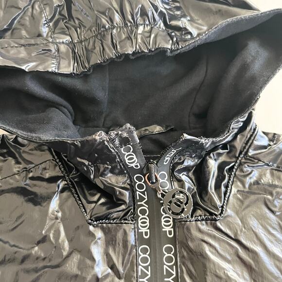 Cozycoop boys black colorblock waterproof windbreaker spring fall jacket size 3 - Picture 5 of 7